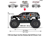 Arrma Gorgon 2wd MT 1/10 Ready-To-Assemble Kit w/8.4v/Chg Gunmetal ARA3230SKT1