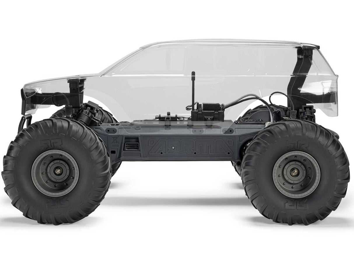 ARRMA 1/10 GORGON 2WD RTA Kit Brushed Monster Truck with Battery & USB Charger