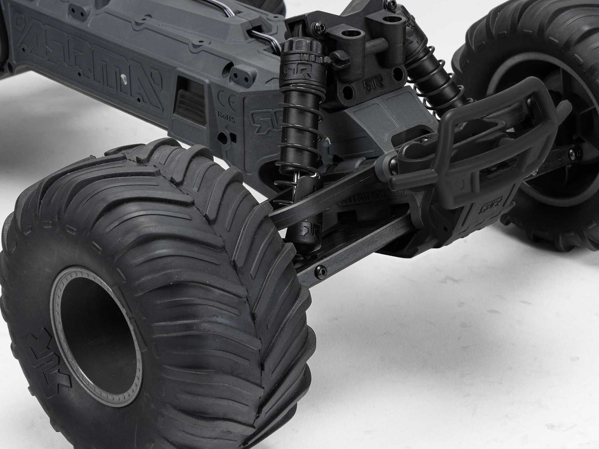 ARRMA 1/10 GORGON 2WD RTA Kit Brushed Monster Truck with Battery & USB Charger