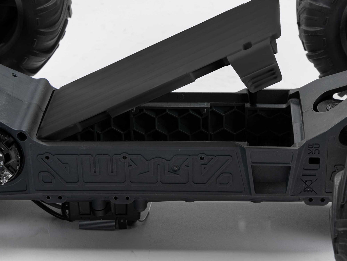 ARRMA 1/10 GORGON 2WD RTA Kit Brushed Monster Truck with Battery & USB Charger