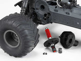 ARRMA 1/10 GORGON 2WD RTA Kit Brushed Monster Truck with Battery & USB Charger