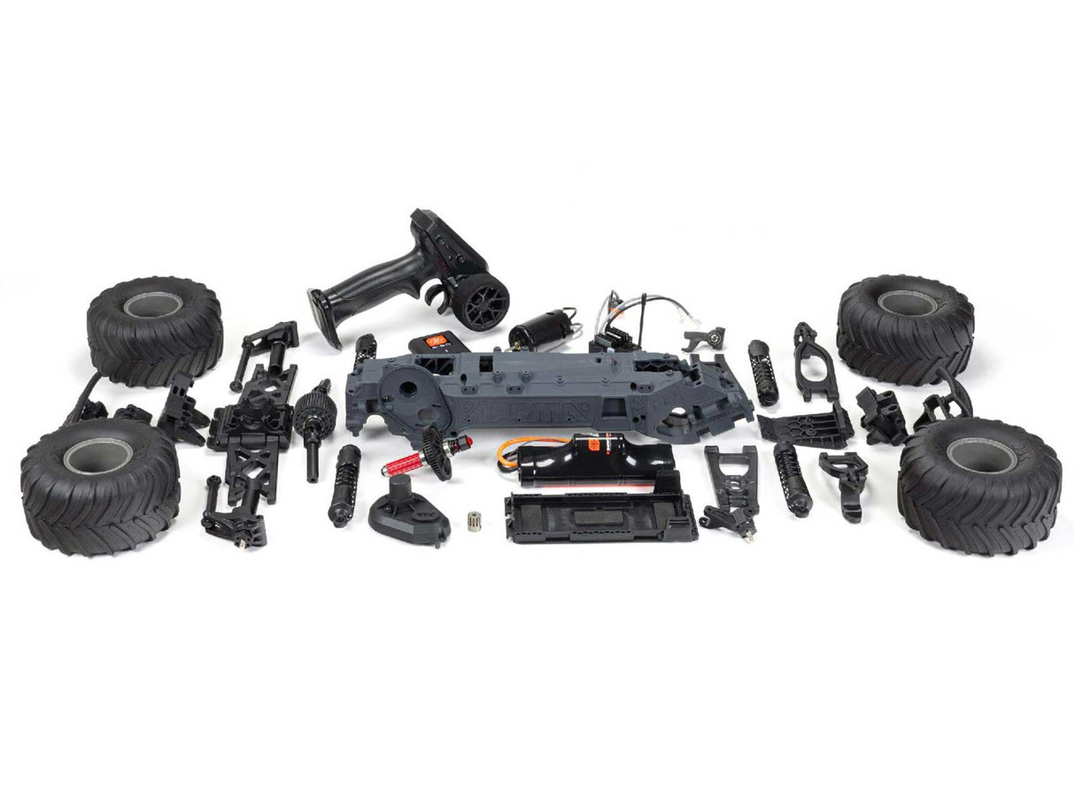 ARRMA 1/10 GORGON 2WD RTA Kit Brushed Monster Truck with Battery & USB Charger