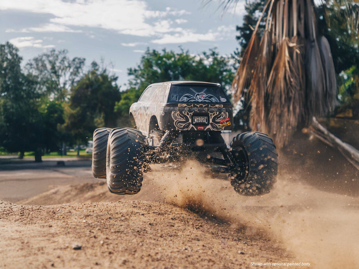ARRMA 1/10 GORGON 2WD RTA Kit Brushed Monster Truck with Battery & USB Charger