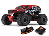 Arrma Gorgon 2wd MT 1/10 RTR Smart w/8.4v Batt/USB Charger Red ARA3230ST2