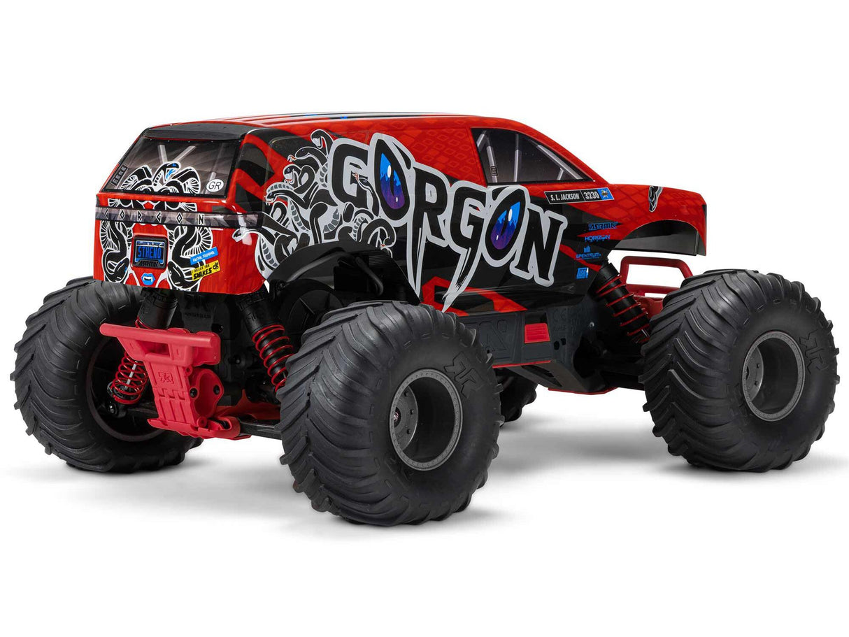 Arrma Gorgon 2wd MT 1/10 RTR Smart w/8.4v Batt/USB Charger Red ARA3230ST2