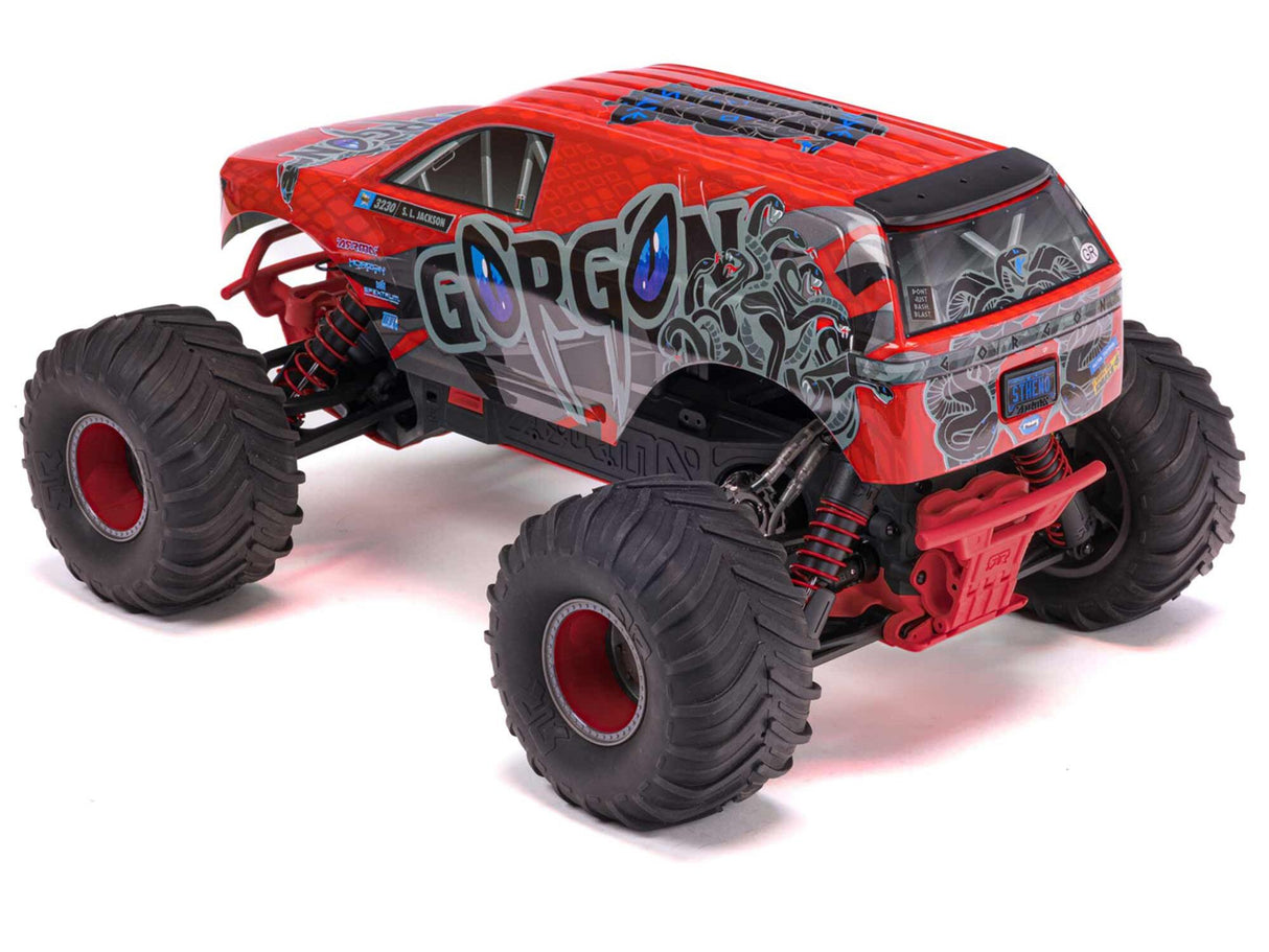 Arrma Gorgon 2wd MT 1/10 RTR Smart w/8.4v Batt/USB Charger Red ARA3230ST2