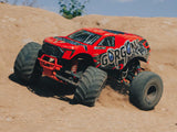 Arrma Gorgon 2wd MT 1/10 RTR Smart w/8.4v Batt/USB Charger Red ARA3230ST2