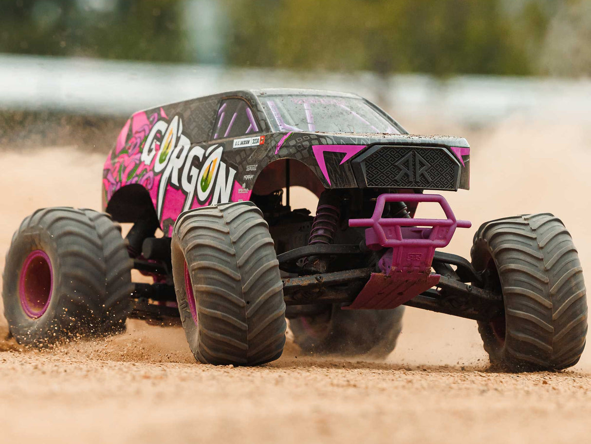 Arrma 1/10 GORGON MEGA 550 2WD MT with Battery & Charger Purple