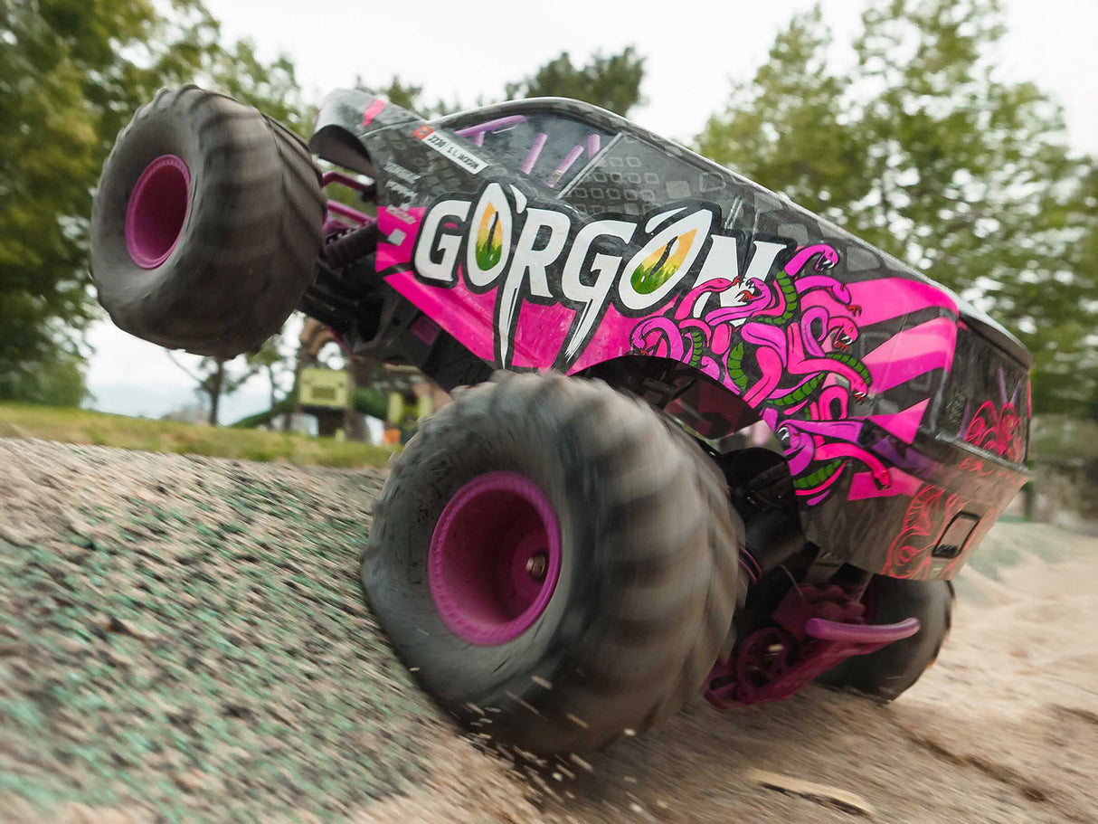 Arrma 1/10 GORGON MEGA 550 2WD MT with Battery & Charger Purple