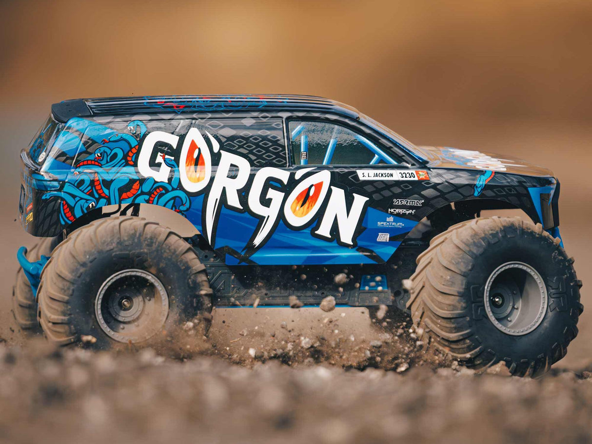 Arrma Gorgon 2wd MT 1/10th RTR (no Battery/Charger) Blue ARA3230T1