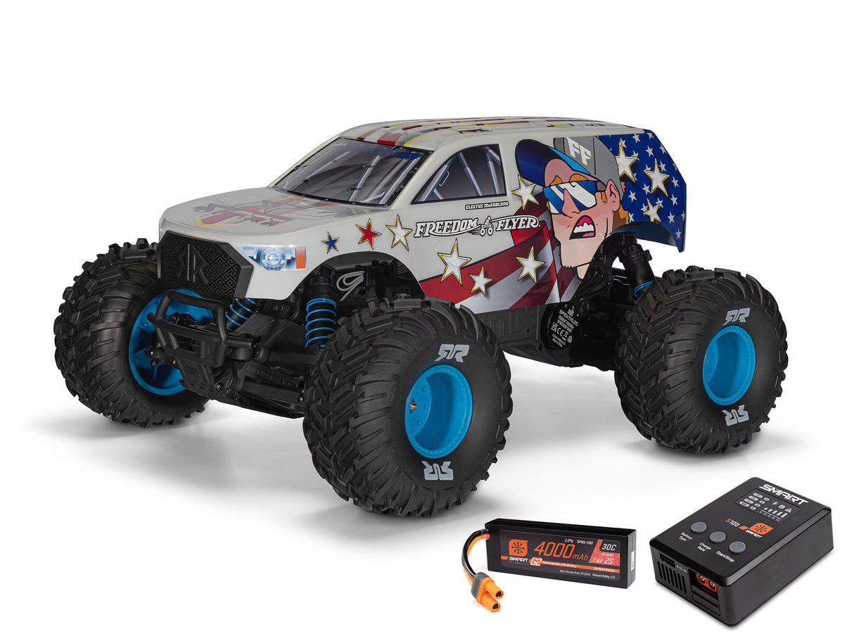 Arrma 1/10 FREEDOM FLYER 223S 2WD RTR Brushed Monster Truck (Battery & Charger included) Pre Order - Expected end of July