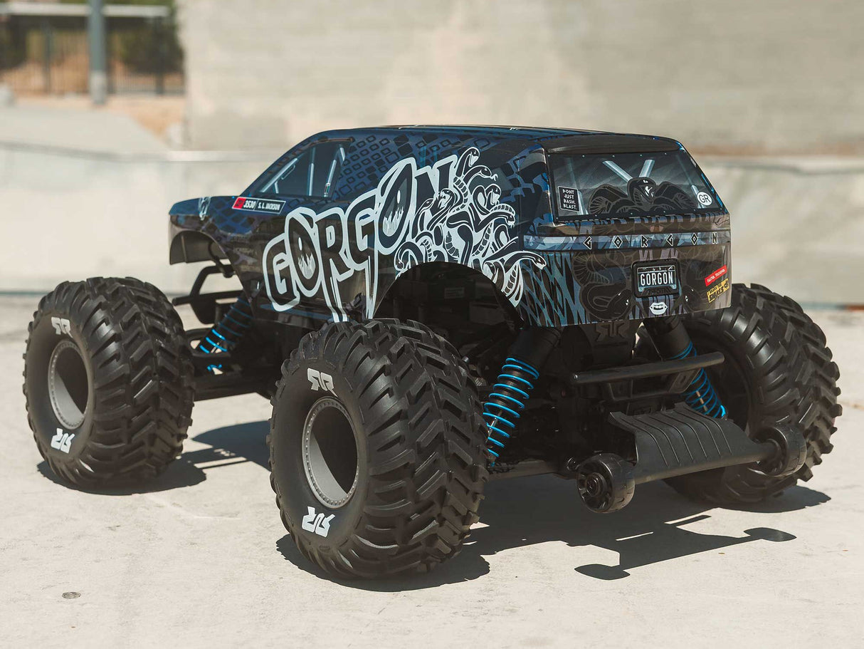 Arrma 1/10 GORGON 223S 2WD RTR Monster Truck Blue/Black - Pre Order - Expected late June