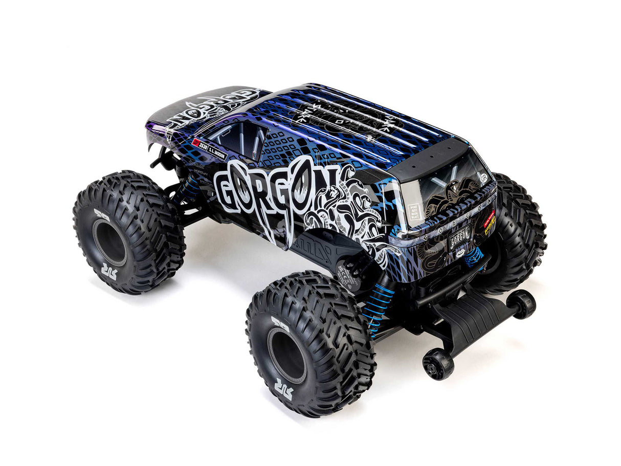 Arrma 1/10 GORGON 223S 2WD RTR Monster Truck Blue/Black - Pre Order - Expected late June