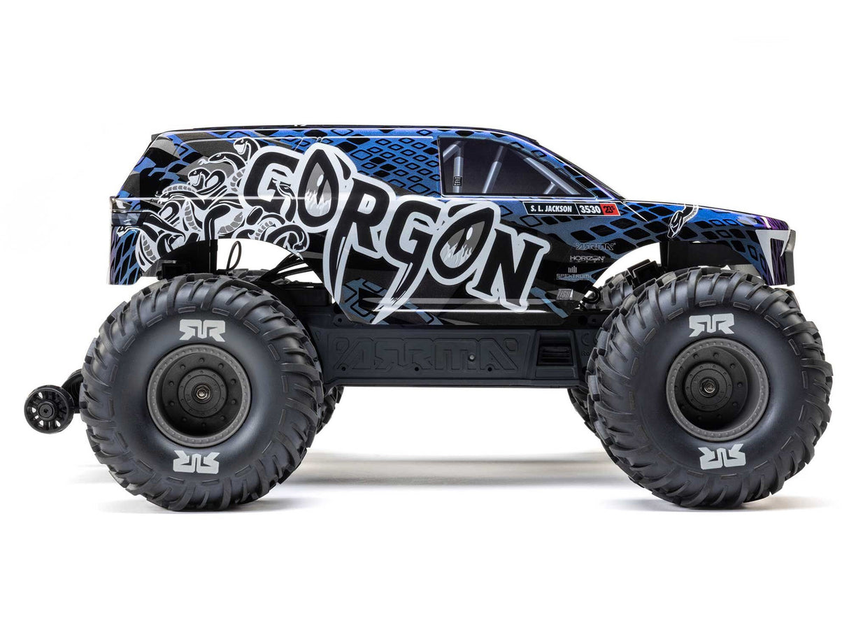 Arrma 1/10 GORGON 223S 2WD RTR Monster Truck Blue/Black - Pre Order - Expected late June