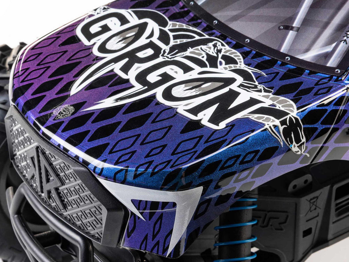 Arrma 1/10 GORGON 223S 2WD RTR Monster Truck Blue/Black - Pre Order - Expected late June
