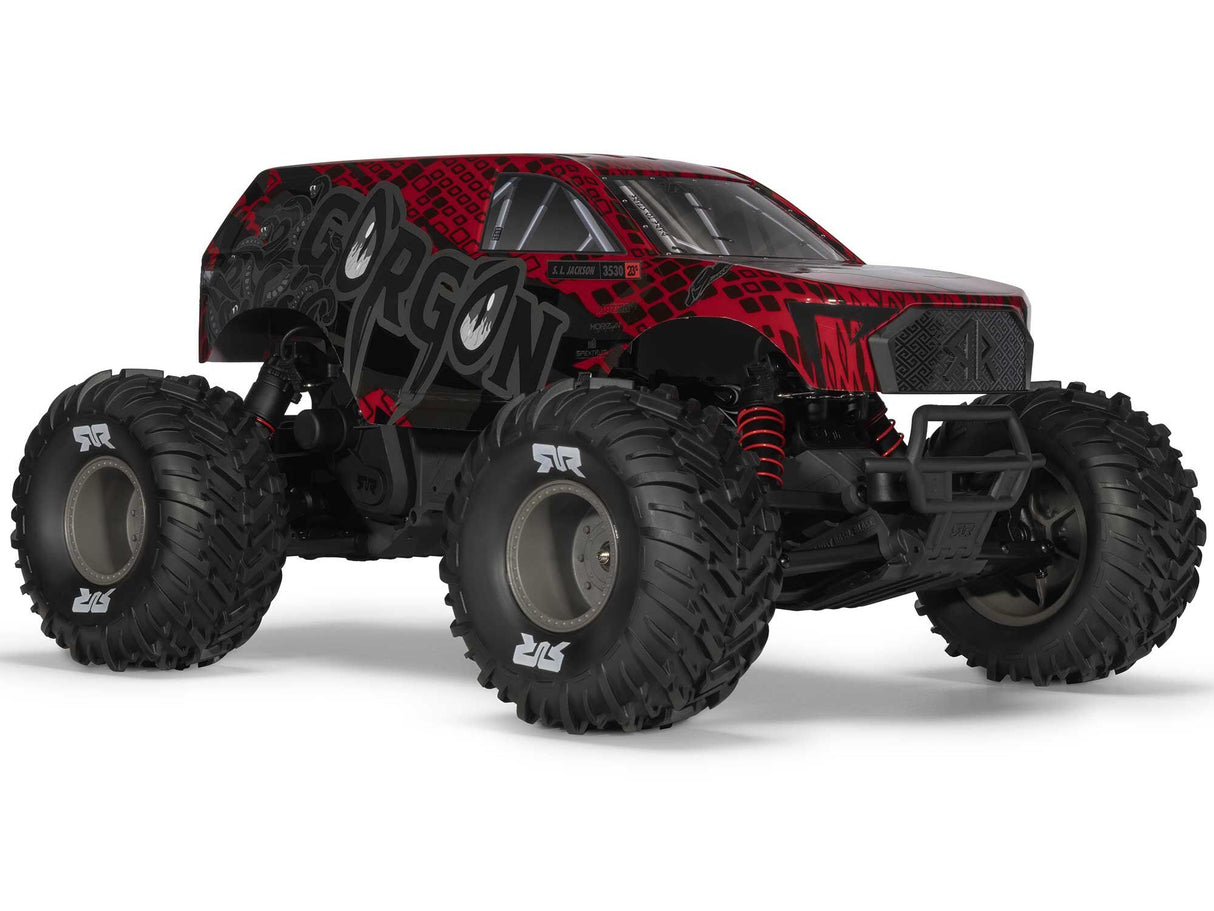 Arrma 1/10 GORGON 223S 2WD RTR Monster Truck Red/Black - Pre Order - Expected late June