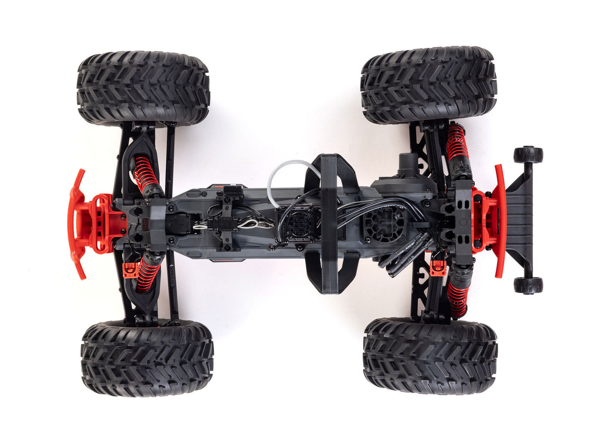 ARRMA  1/10 QUAKE 223S DSC 2WD RTR Brushless Monster Truck - Red - For Pre Order - Expected Early October