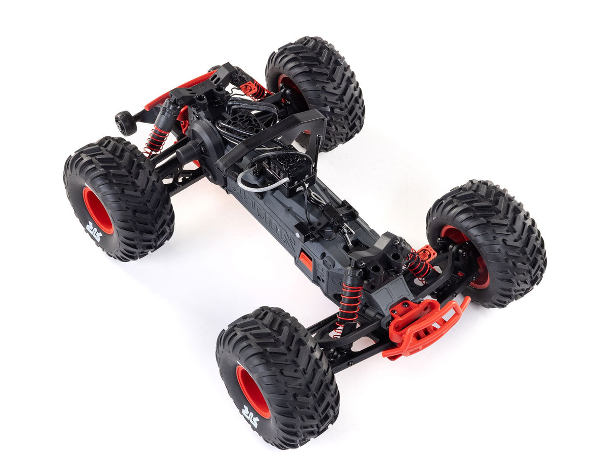 ARRMA  1/10 QUAKE 223S DSC 2WD RTR Brushless Monster Truck - Red - For Pre Order - Expected Early October