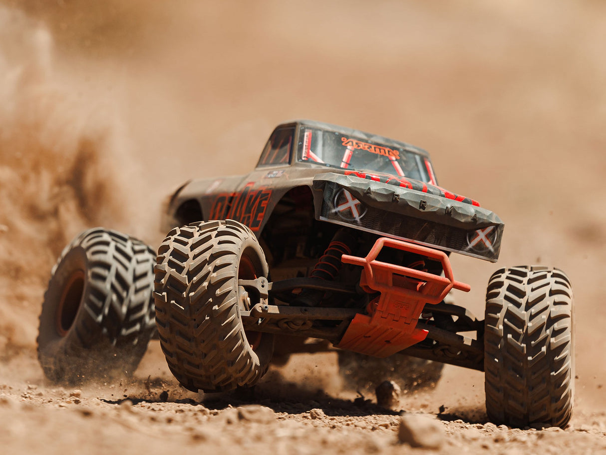 ARRMA  1/10 QUAKE 223S DSC 2WD RTR Brushless Monster Truck - Red - For Pre Order - Expected Early October