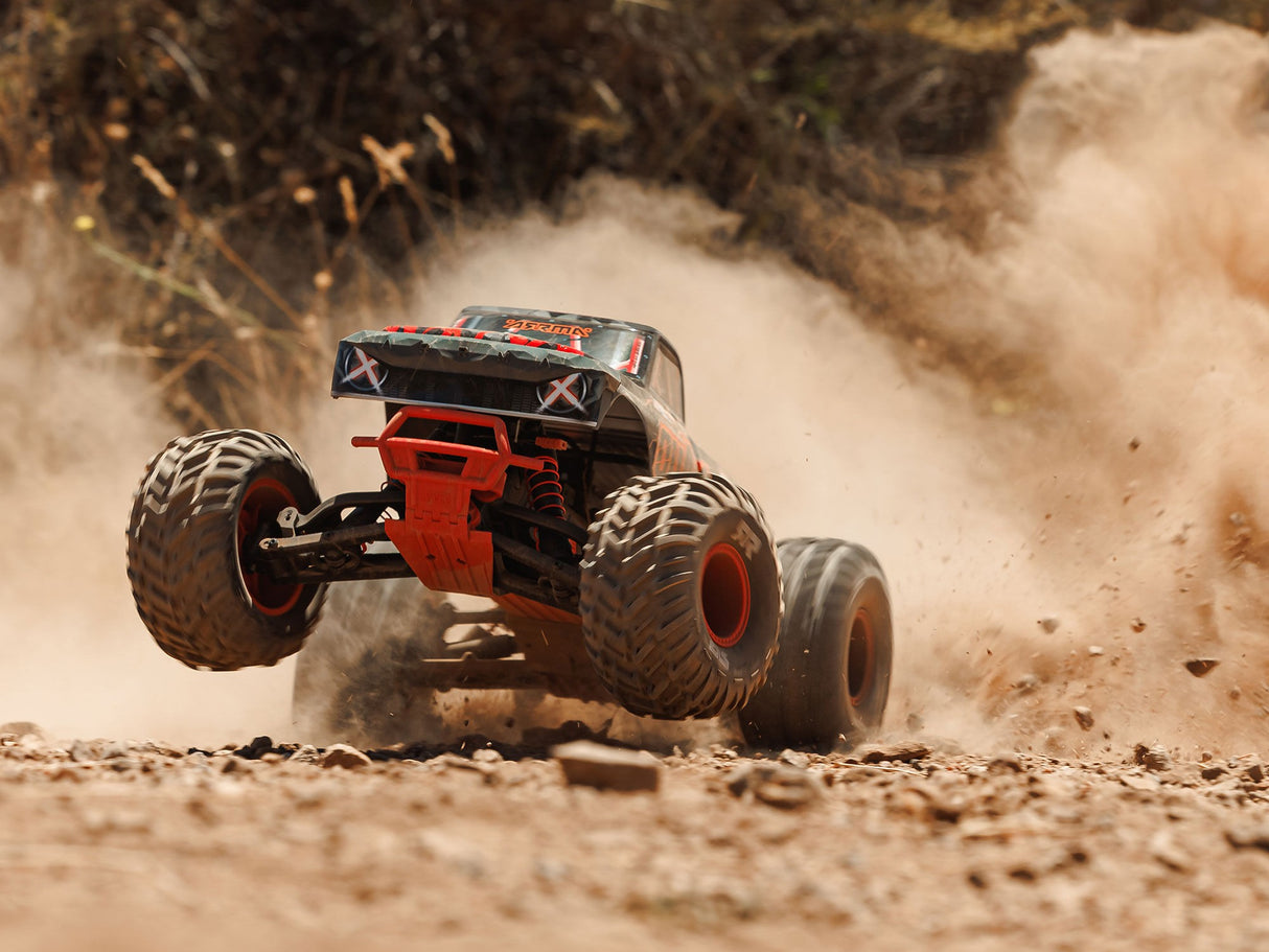 ARRMA  1/10 QUAKE 223S DSC 2WD RTR Brushless Monster Truck - Red - For Pre Order - Expected Early October