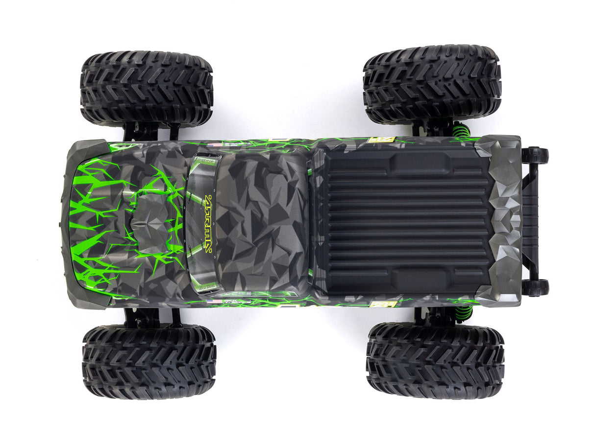 ARRMA  1/10 QUAKE 223S DSC 2WD RTR Brushless Monster Truck - Green - For Pre Order - Expected Early October