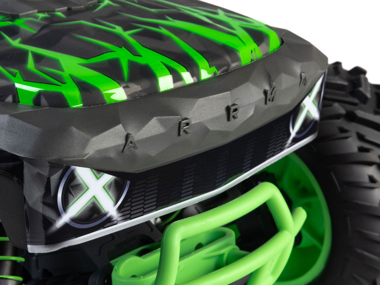 ARRMA  1/10 QUAKE 223S DSC 2WD RTR Brushless Monster Truck - Green - For Pre Order - Expected Early October