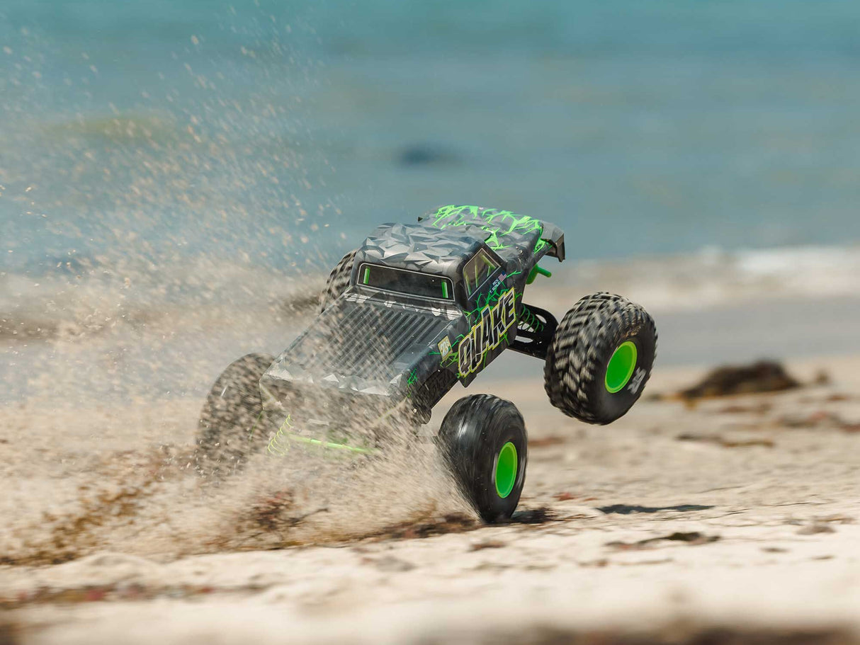 ARRMA  1/10 QUAKE 223S DSC 2WD RTR Brushless Monster Truck - Green - For Pre Order - Expected Early October