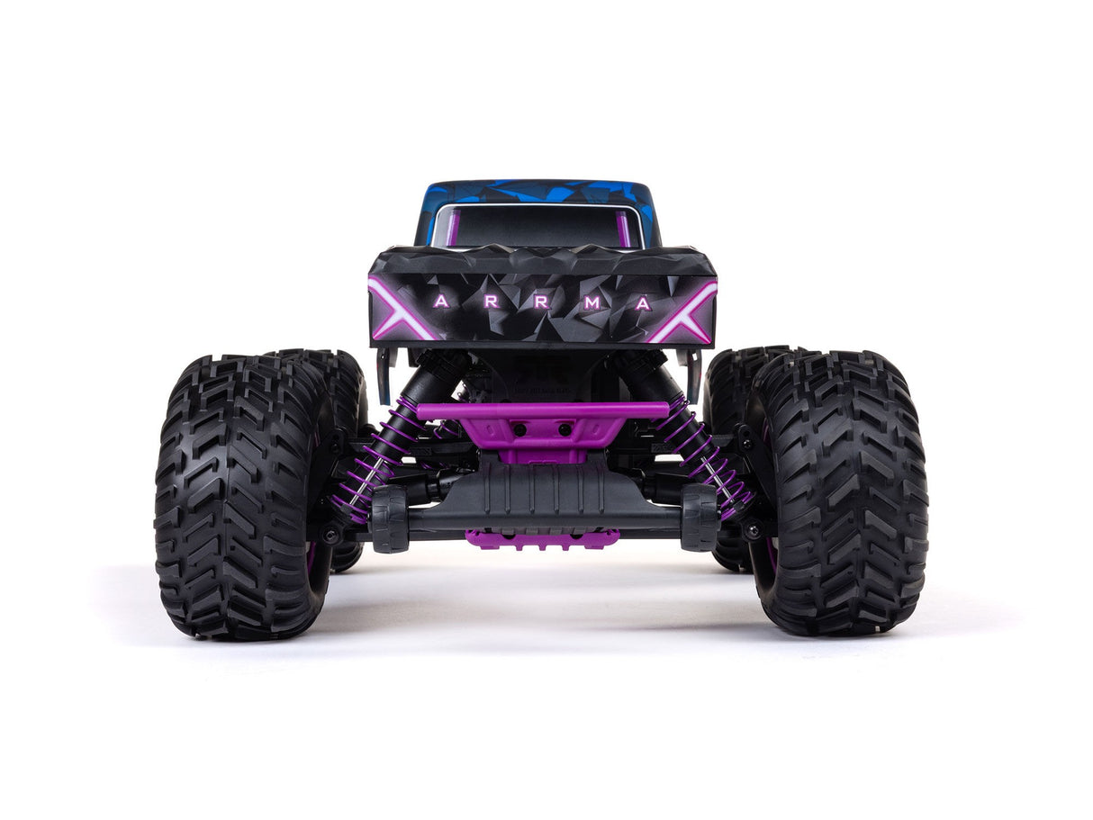 ARRMA  1/10 QUAKE 223S DSC 2WD RTR Brushless Monster Truck -Purple- For Pre Order - Expected Early October