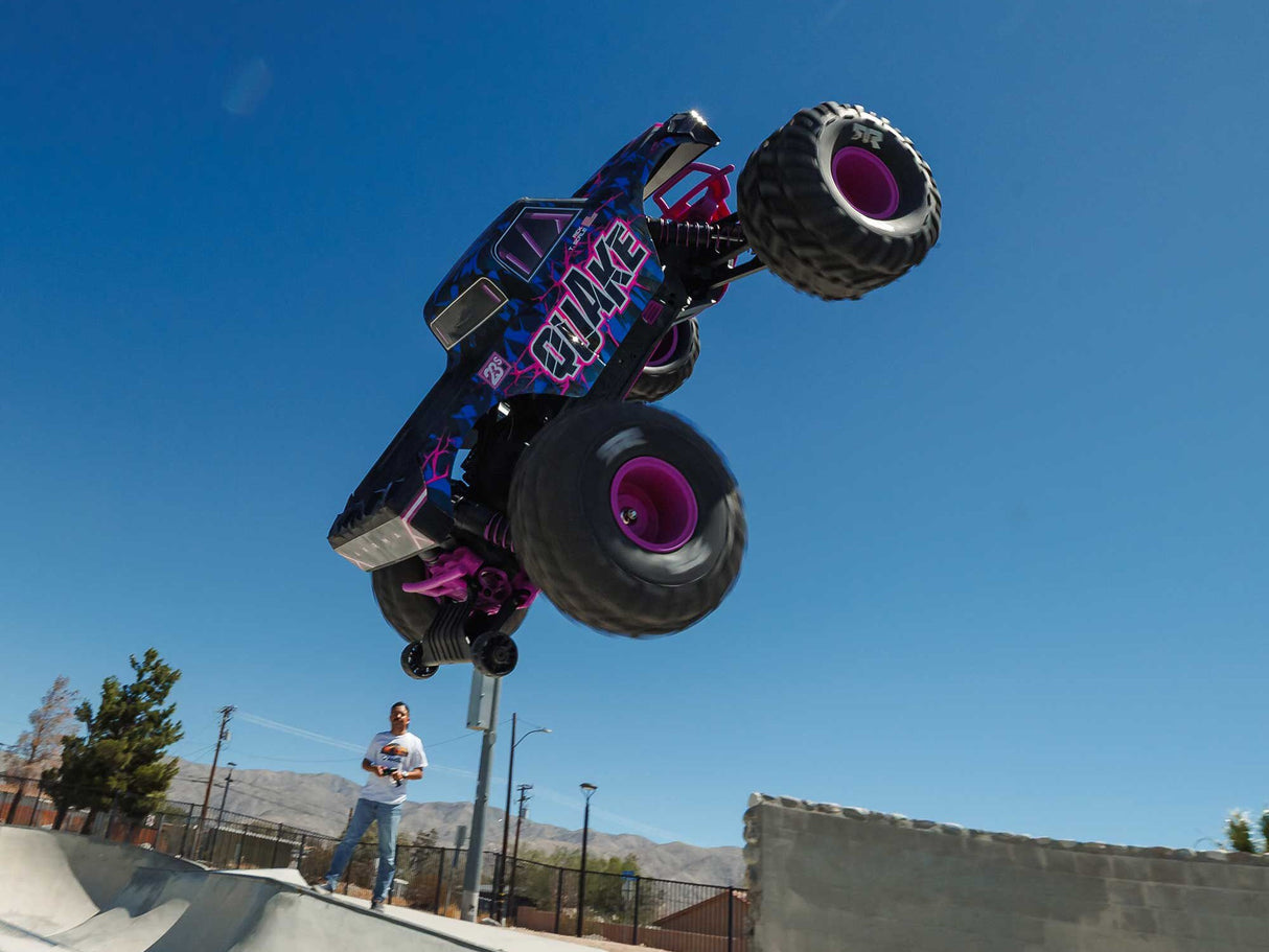 ARRMA  1/10 QUAKE 223S DSC 2WD RTR Brushless Monster Truck -Purple- For Pre Order - Expected Early October