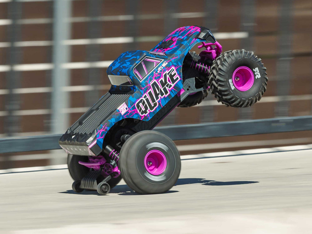 ARRMA  1/10 QUAKE 223S DSC 2WD RTR Brushless Monster Truck -Purple- For Pre Order - Expected Early October