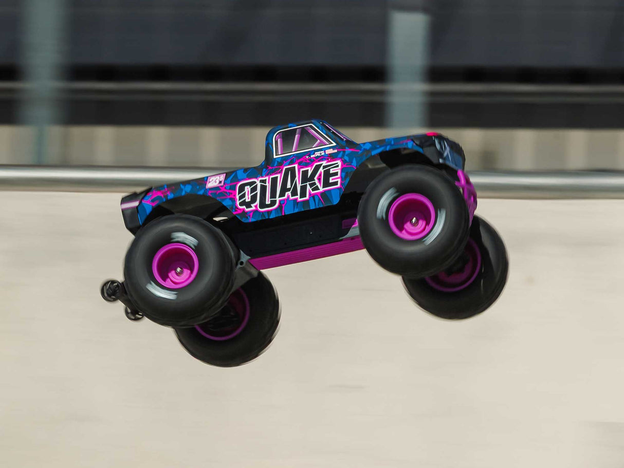 ARRMA  1/10 QUAKE 223S DSC 2WD RTR Brushless Monster Truck -Purple- For Pre Order - Expected Early October