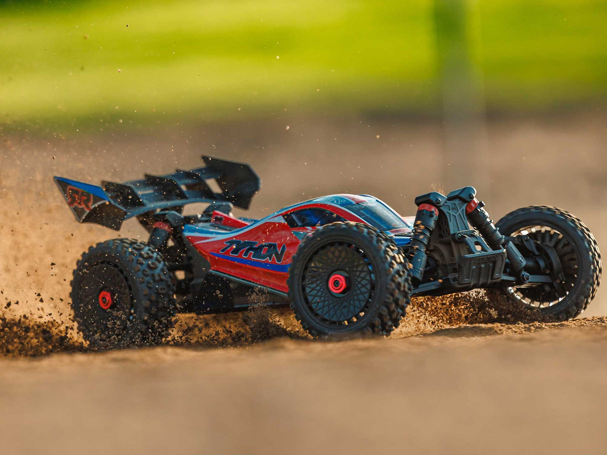 Arrma 1/8 TYPHON MEGA 665 4X4 RTR Buggy Red