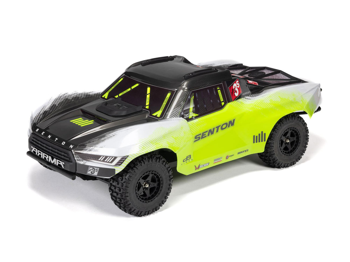 ARRMA 1/10 SENTON 223S BLX 4X4 SCT RTR with DSC Yellow/Gunmetal - FOR PRE ORDER - EXPECTED MiID DECEMBER (Copy)