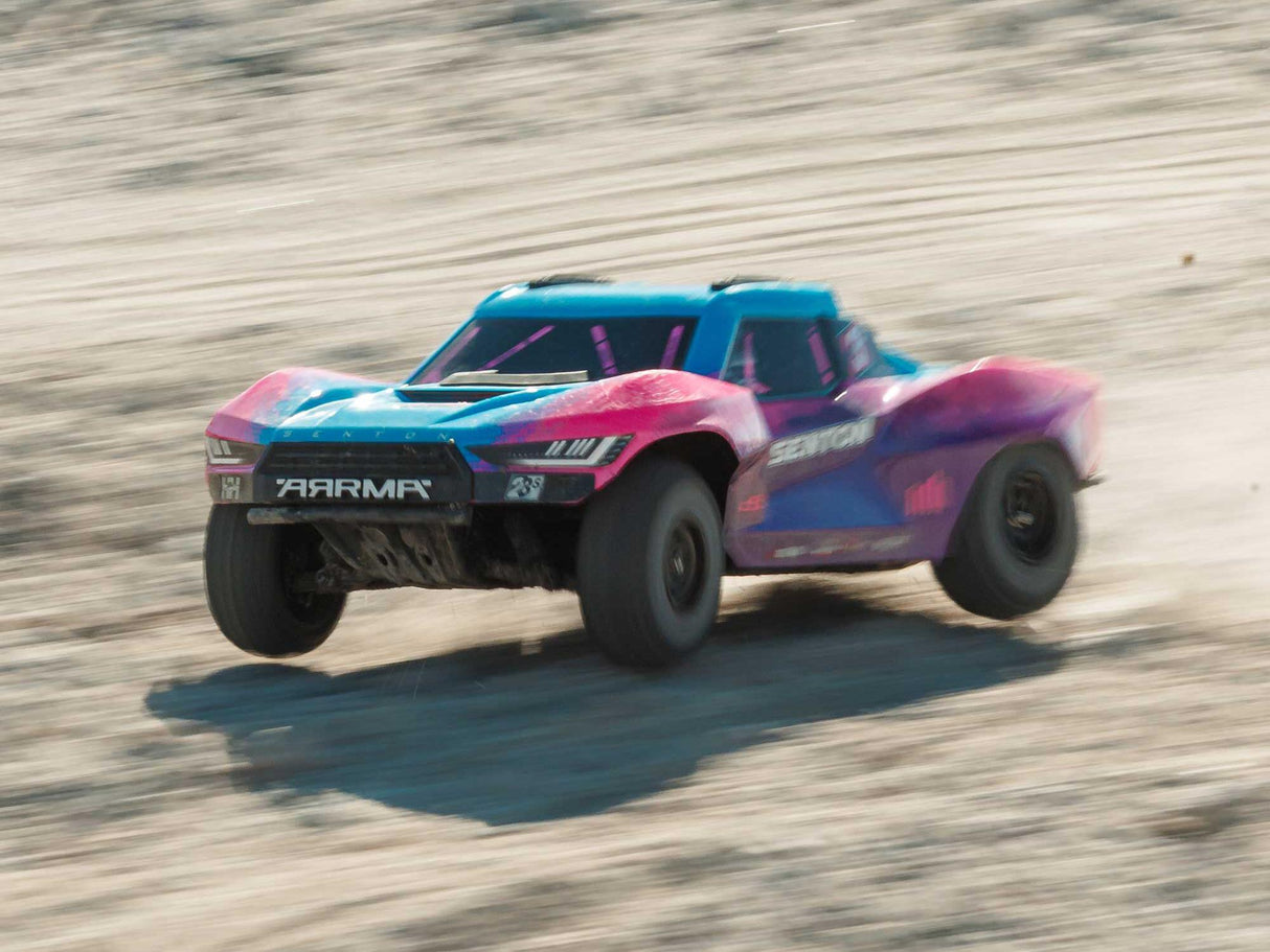 ARRMA 1/10 SENTON 223S BLX 4X4 SCT RTR with DSC Blue/Purple - FOR PRE ORDER - EXPECTED MiID DECEMBER