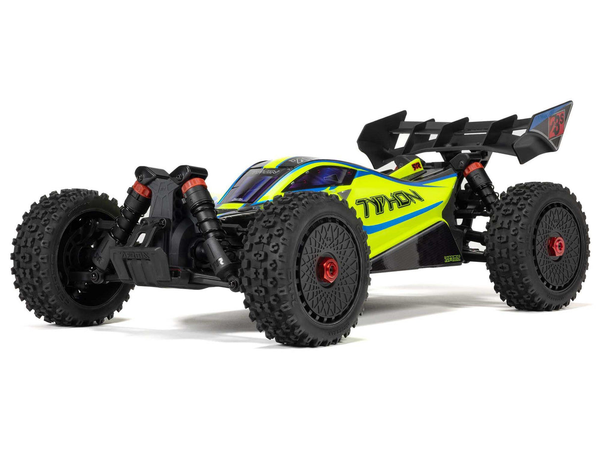 Arrma 1/8 TYPHON 223S BLX 4X4 Buggy RTR with DSC - Yellow - FOR PRE ORDER ONLY - EXPECTED MID DECEMBER