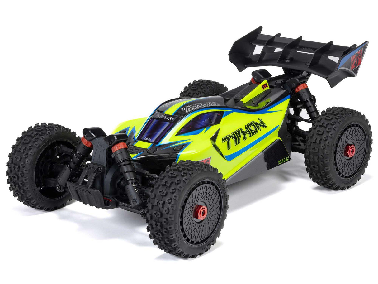 Arrma 1/8 TYPHON 223S BLX 4X4 Buggy RTR with DSC - Yellow - FOR PRE ORDER ONLY - EXPECTED MID DECEMBER