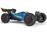 Arrma 1/8 TYPHON 223S BLX 4X4  Buggy RTR with DSC - Blue-Yellow