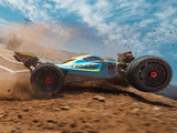 Arrma 1/8 TYPHON 223S BLX 4X4  Buggy RTR with DSC - Blue-Yellow