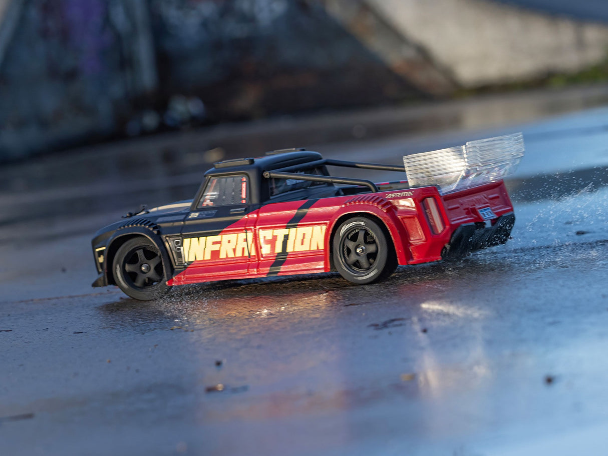 Arrma 1/8 INFRACTION 223S DSC 4X4 RTR Street Bash - Red/Black - Pre Order - Expected Early June