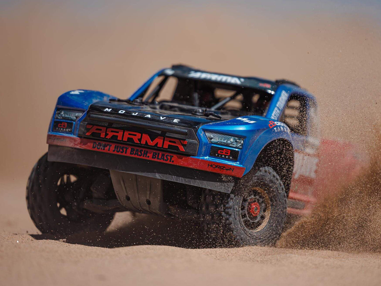 ARRMA 1/8 MOJAVE 4X4 4S BLX Desert Truck RTR - Blue -