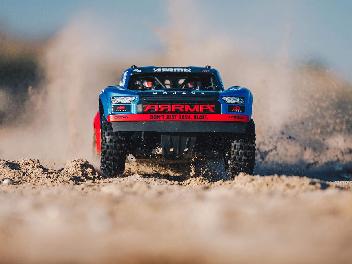 ARRMA 1/8 MOJAVE 4X4 4S BLX Desert Truck RTR - Blue -