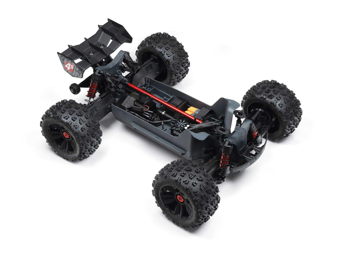 Arrma 1/10 Kraton 4x4 4S BLX Centre Diff Speed MT (Red)