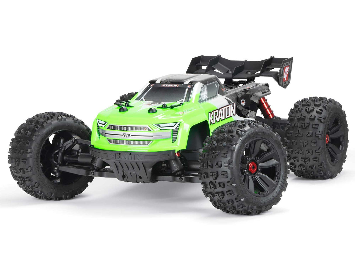 Arrma 1/10 Kraton 4x4 4S BLX Centre Diff Speed MT (Green)