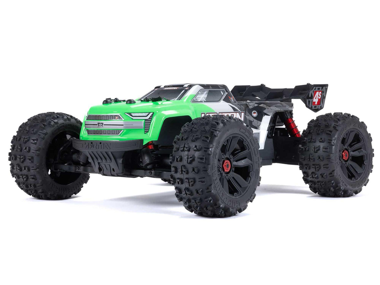 Arrma 1/10 Kraton 4x4 4S BLX Centre Diff Speed MT (Green)