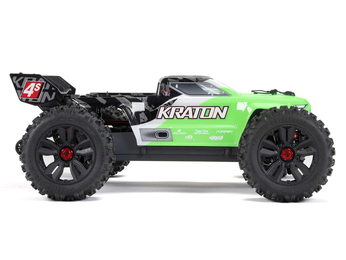 Arrma 1/10 Kraton 4x4 4S BLX Centre Diff Speed MT (Green)