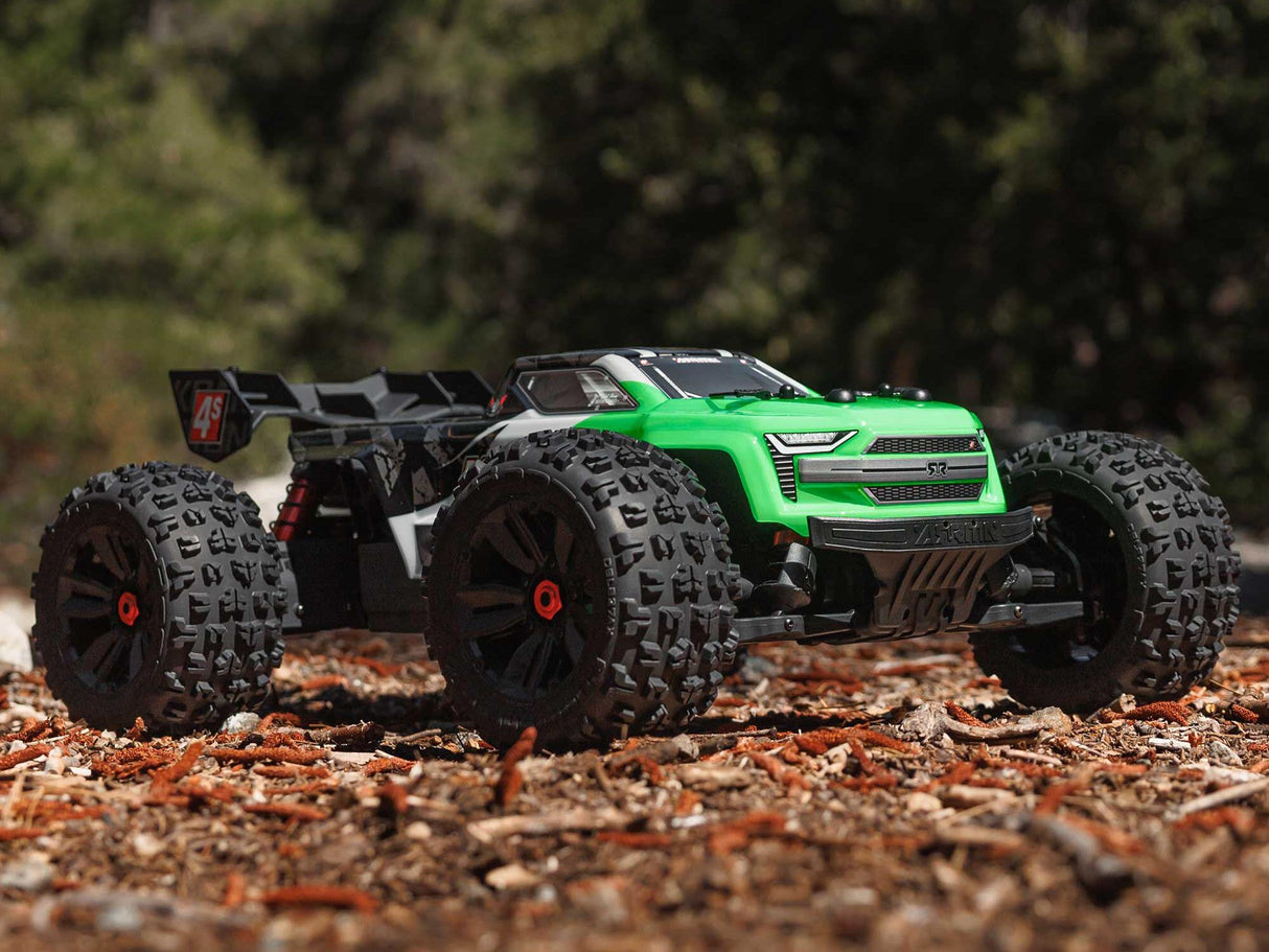 Arrma 1/10 Kraton 4x4 4S BLX Centre Diff Speed MT (Green)