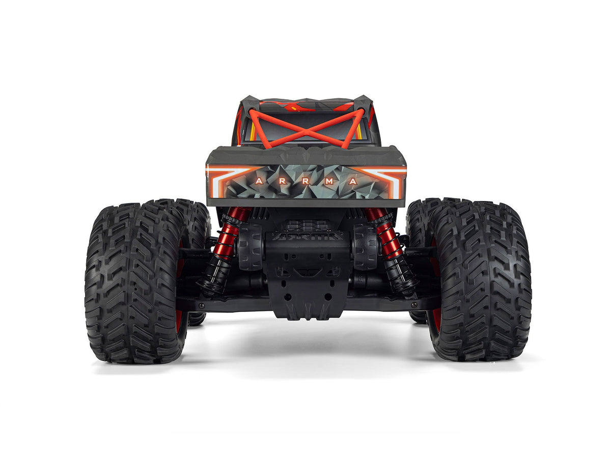 ARRMA 1/8 QUAKE 4S DSC 4X4 RTR Monster Truck - Black/Red - Pre Order - Expected early January 2027