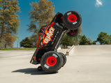 ARRMA 1/8 QUAKE 4S DSC 4X4 RTR Monster Truck - Black/Red - Pre Order - Expected early January 2027