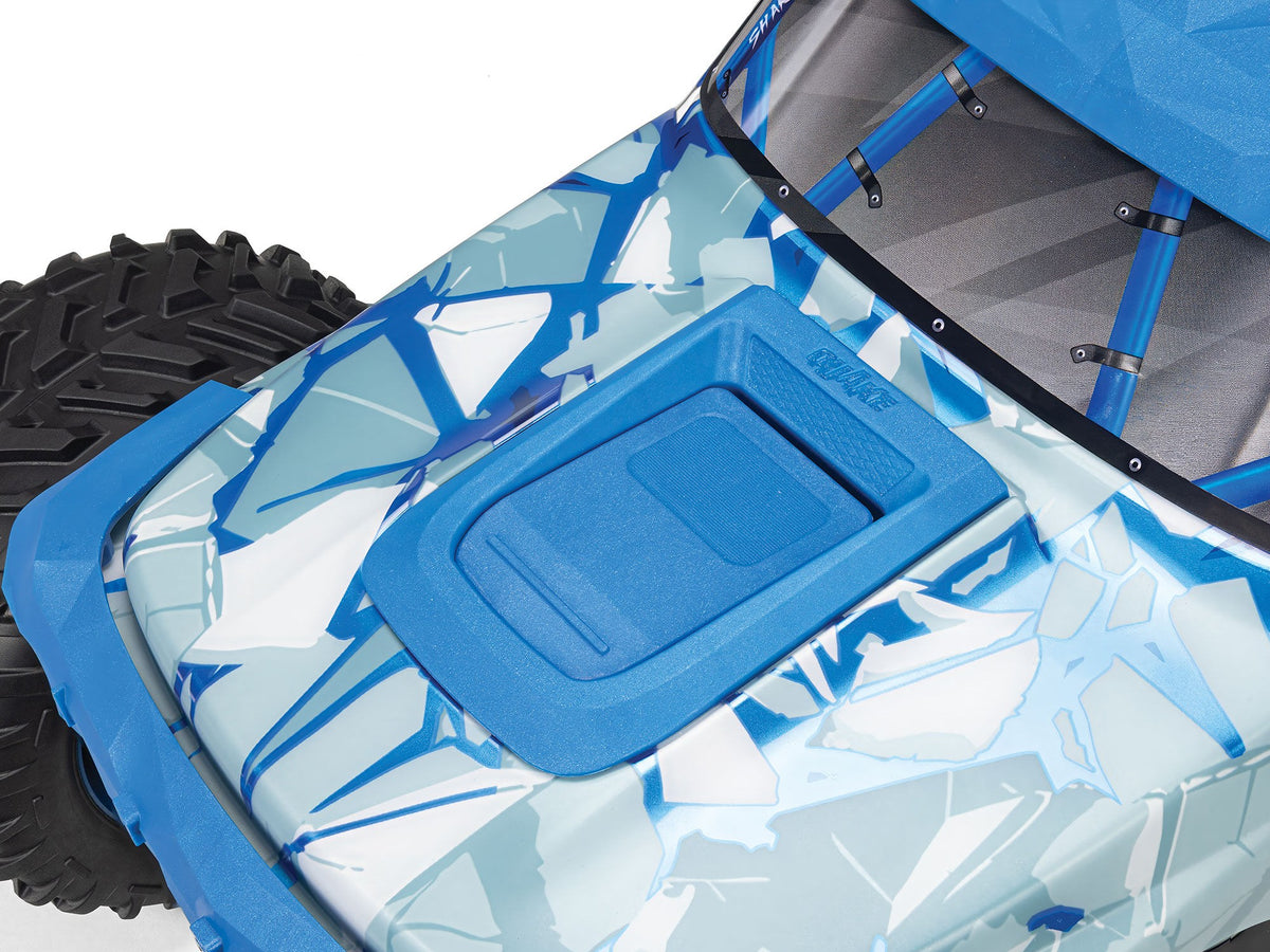 ARRMA 1/8 QUAKE 4S DSC 4X4 RTR Monster Truck - White/Blue - Pre Order - Expected early January 2027
