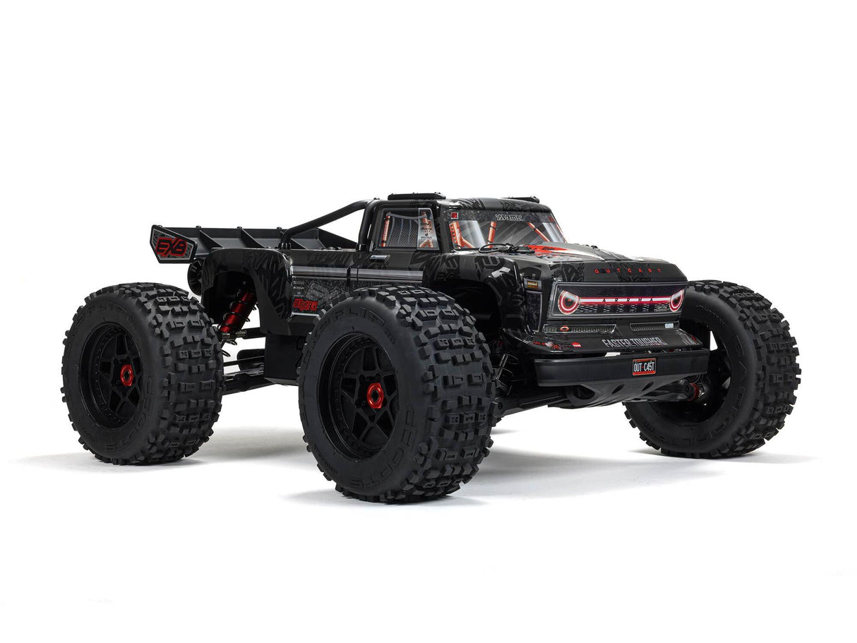 ARRMA 1/5 OUTCAST 4X4 8S BLX EXB Brushless Stunt Truck RTR - Black